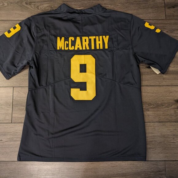Other - JJ McCarthy #9 Michigan Wolverines Blue Football Jersey